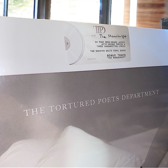 Taylor Swift-The Tortured Poets Department Vinyl + Bonus Track "The Manuscript” - Picture 3 of 3